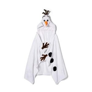 Disney‎ Frozen II Olaf Hooded Towel Wrap Poncho Snowman Kids Child